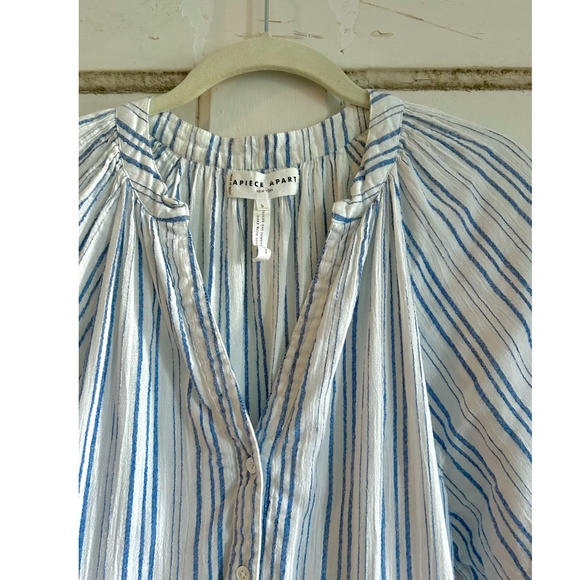 APIECE APART Mini Mitte Striped Dress Size: Small - Picture 6 of 7